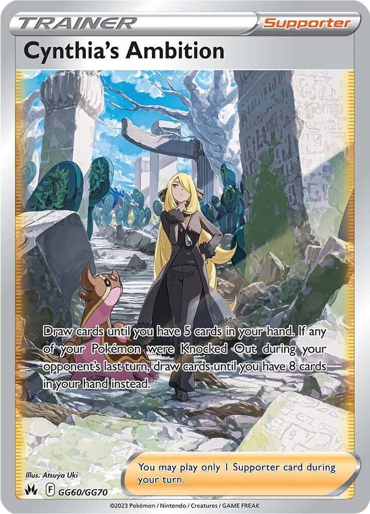 Cynthia's Ambition - Crown Zenith: Galarian Gallery- NM