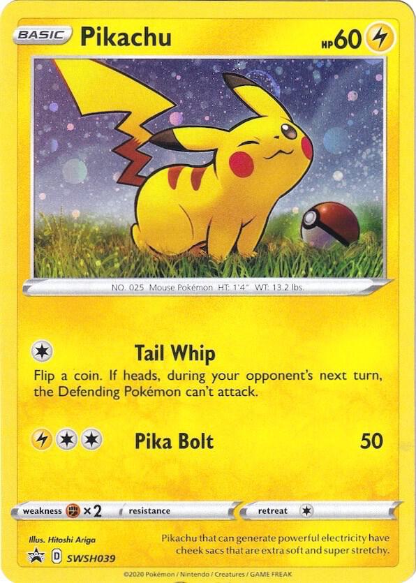 Pikachu - SWSH039- NM