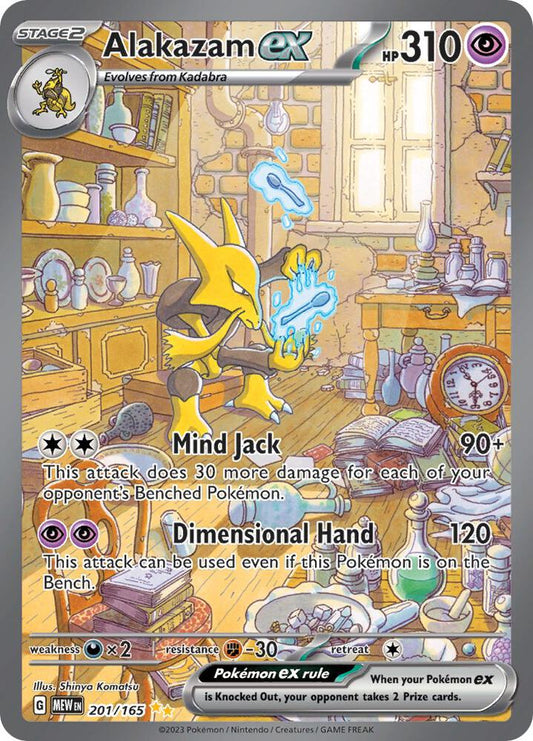 Alakazam ex - 201/165- NM