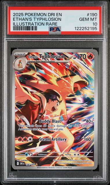 Ethan's Typhlosion IR #190- PSA 10