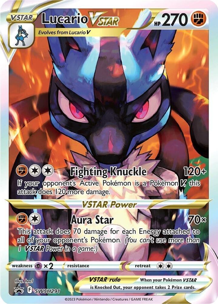 Lucario VSTAR - SWSH291 - NM