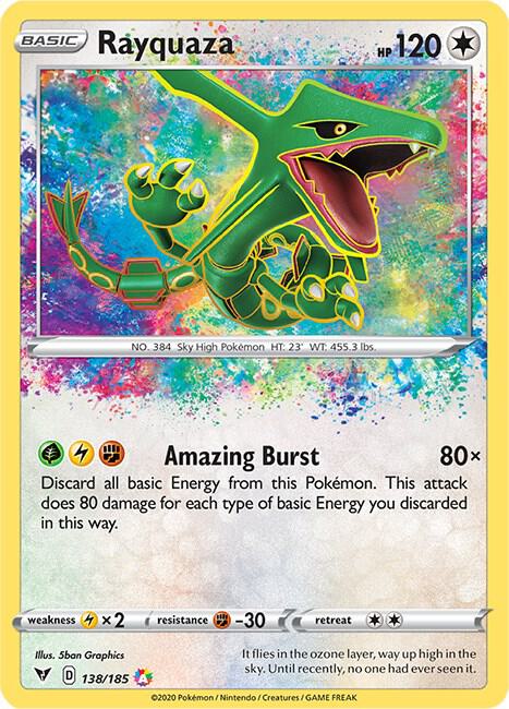 Rayquaza - SWSH04 138/185- NM