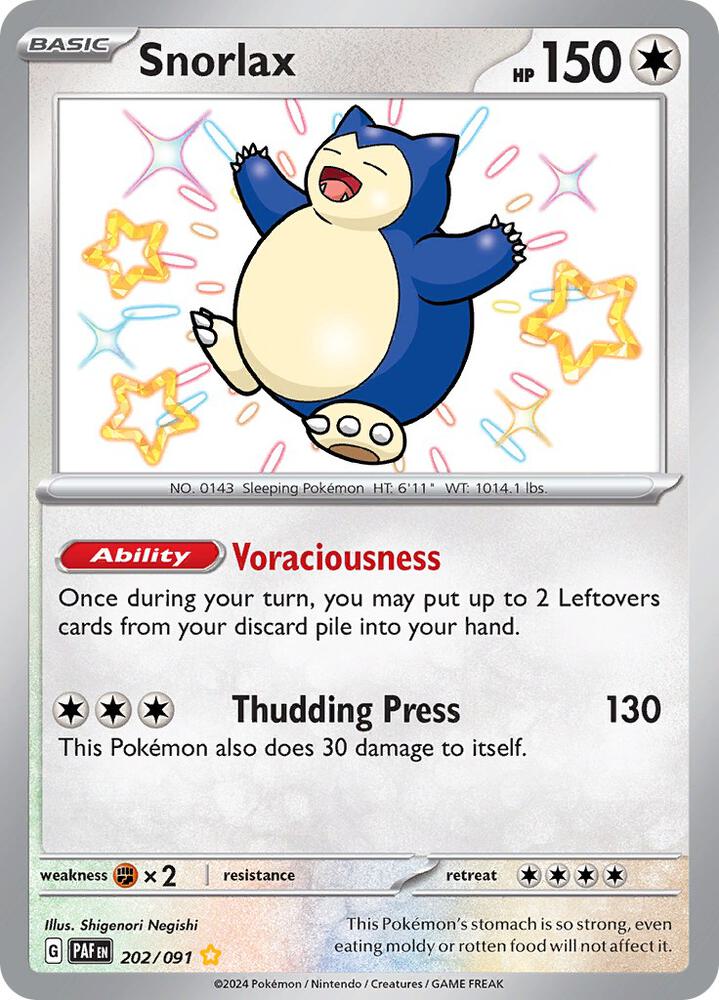 Snorlax 202/091 - NM