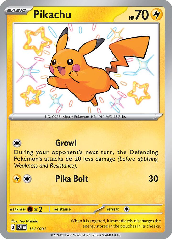 Pikachu - 131/091- NM