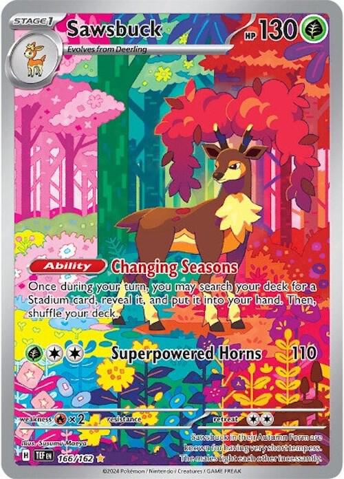 Sawsbuck - 166/162 - SV05: Temporal Forces- NM