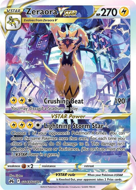 Zeraora VSTAR GG43/GG70 - NM