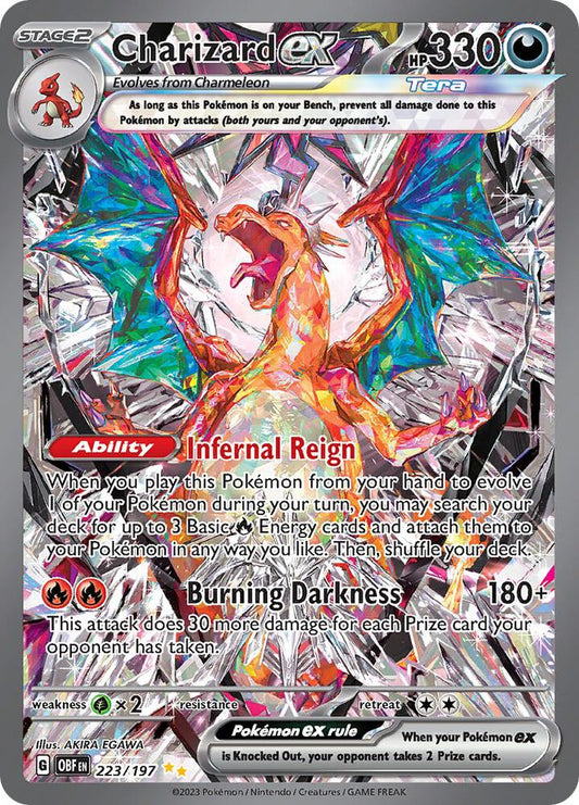Charizard ex - 223/197 - SV03: Obsidian Flames- NM