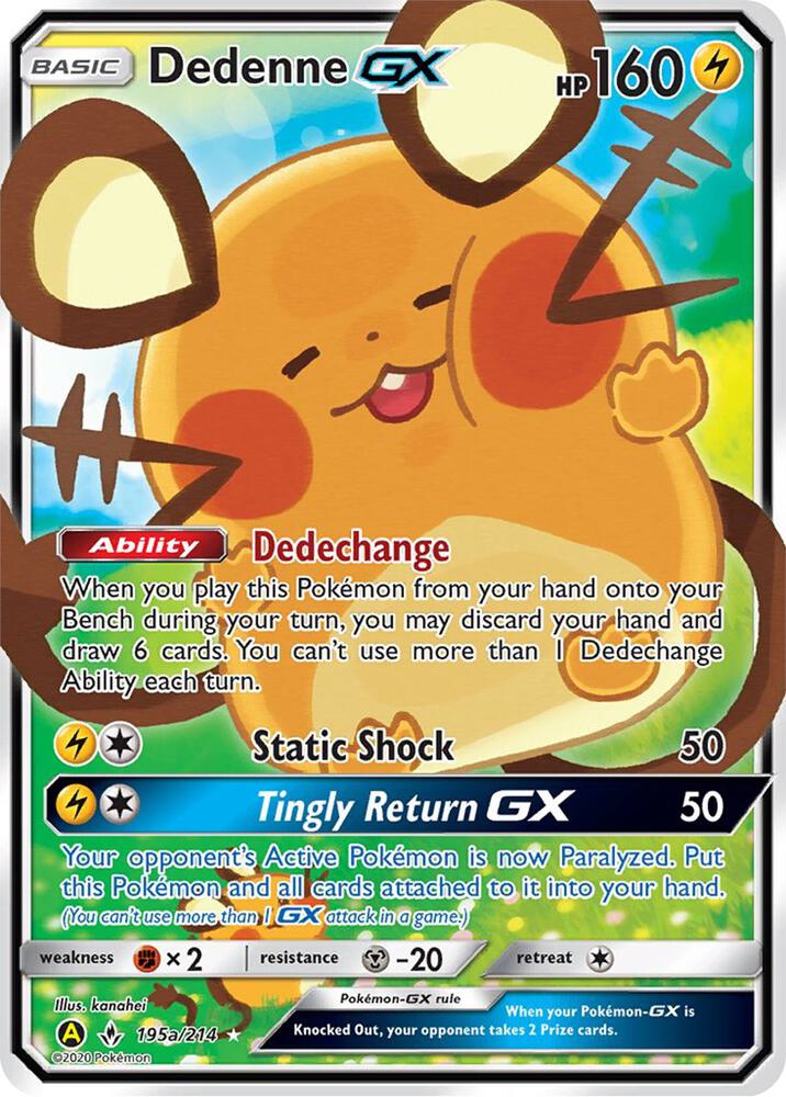 Dedenne GX - 195a/214- NM