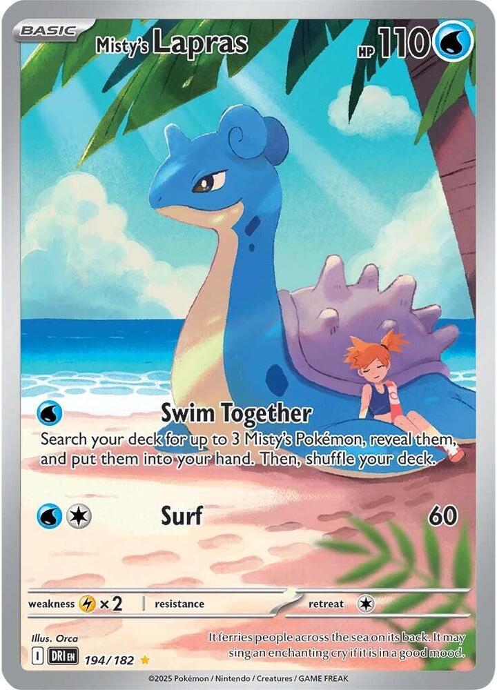 Misty's Lapras - 194/182- NM