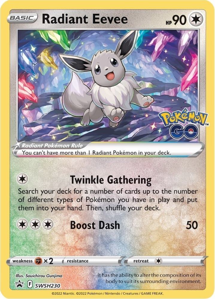 Radiant Eevee - SWSH230- NM